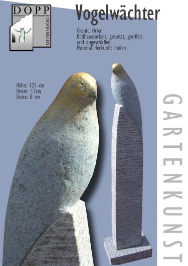 Vogelwächter Granit